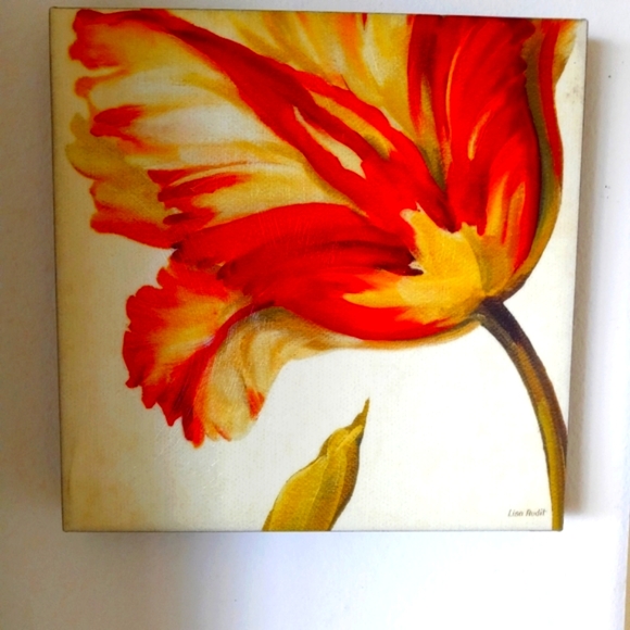 *PRICEDROP* Original Flower Paintings By: Lisa Audit - Picture 2 of 4